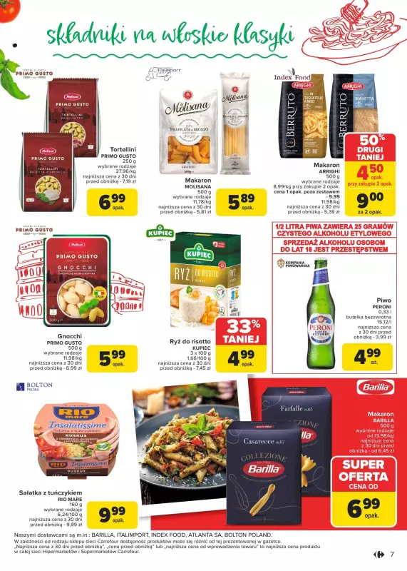 Carrefour Market - gazetka promocyjna Gazetka Carrefour Market od poniedziałku od poniedziałku 13.01 do soboty 18.01 - strona 7