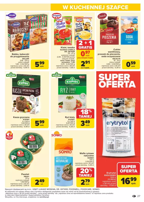 Carrefour Market - gazetka promocyjna Gazetka Carrefour Market od poniedziałku od poniedziałku 13.01 do soboty 18.01 - strona 27