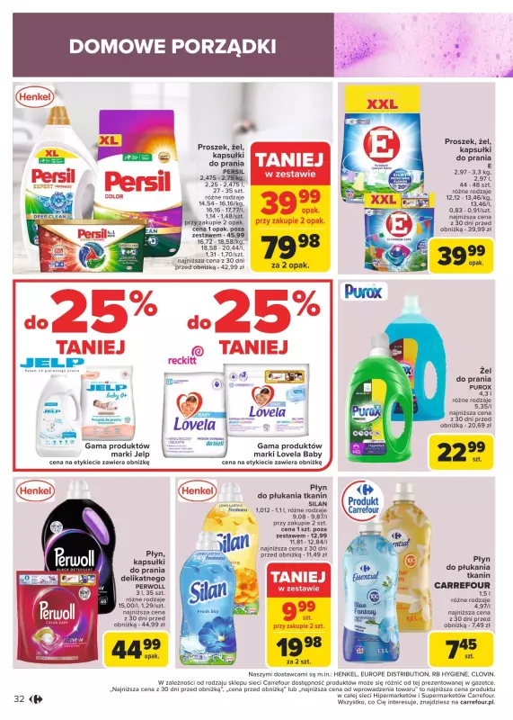 Carrefour Market - gazetka promocyjna Gazetka Carrefour Market od poniedziałku od poniedziałku 13.01 do soboty 18.01 - strona 32