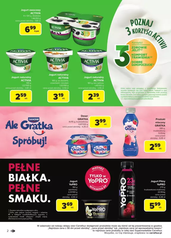 Carrefour Market - gazetka promocyjna Gazetka Wspieraj odporność od poniedziałku 13.01 do niedzieli 26.01 - strona 2