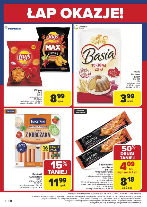 Carrefour Market - gazetka promocyjna Gazetka Łap okazje od czwartku! od czwartku 16.01 do soboty 18.01 - strona 4