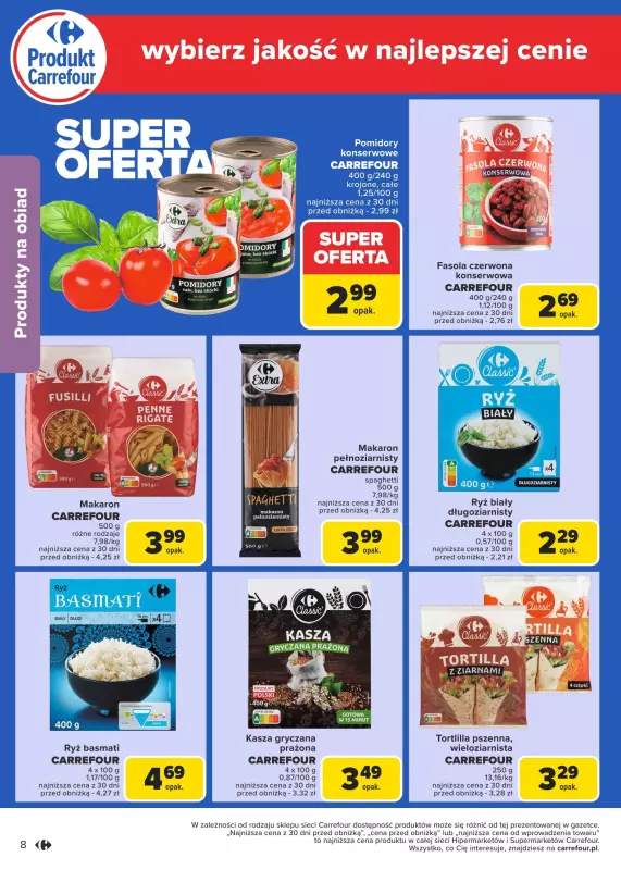 Carrefour Market - gazetka promocyjna Gazetka Marka Carrefour od poniedziałku od poniedziałku 20.01 do soboty 01.02 - strona 8