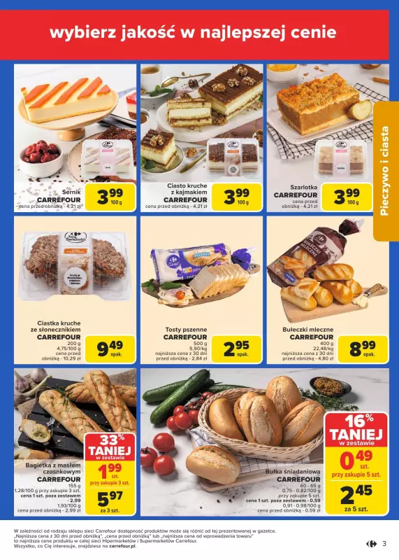 Carrefour Market - gazetka promocyjna Gazetka Marka Carrefour od poniedziałku od poniedziałku 20.01 do soboty 01.02 - strona 3