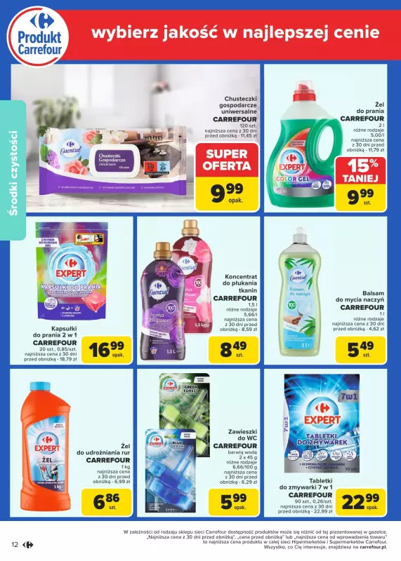 Carrefour Market - gazetka promocyjna Gazetka Marka Carrefour od poniedziałku od poniedziałku 20.01 do soboty 01.02 - strona 12