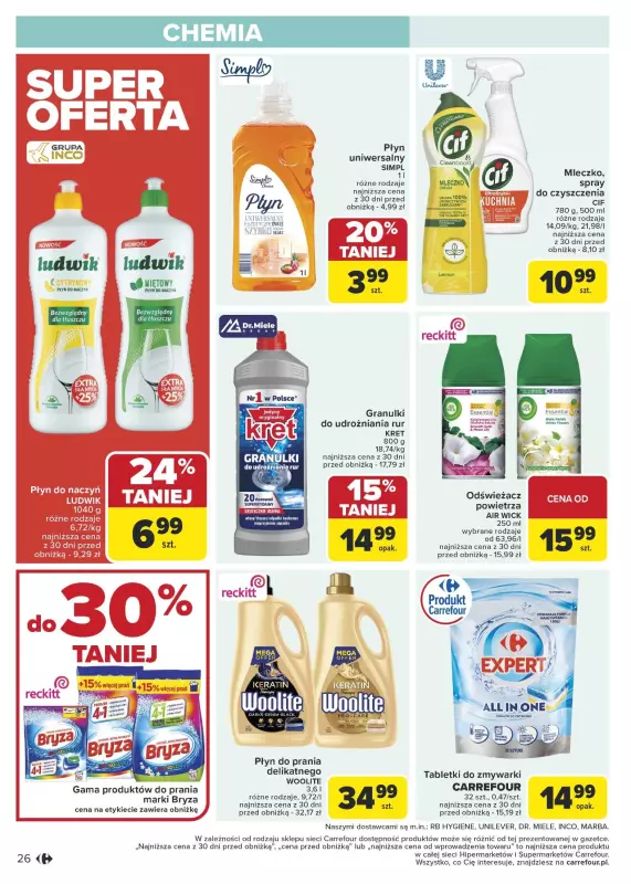 Carrefour Market - gazetka promocyjna Gazetka Carrefour Market od poniedziałku od poniedziałku 20.01 do niedzieli 26.01 - strona 26