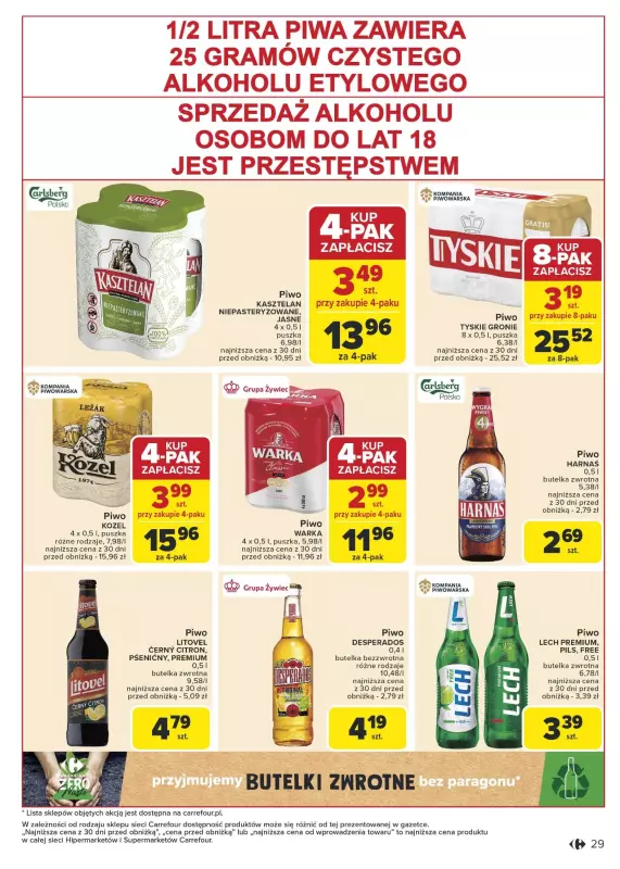 Carrefour Market - gazetka promocyjna Gazetka Carrefour Market od poniedziałku od poniedziałku 20.01 do niedzieli 26.01 - strona 29