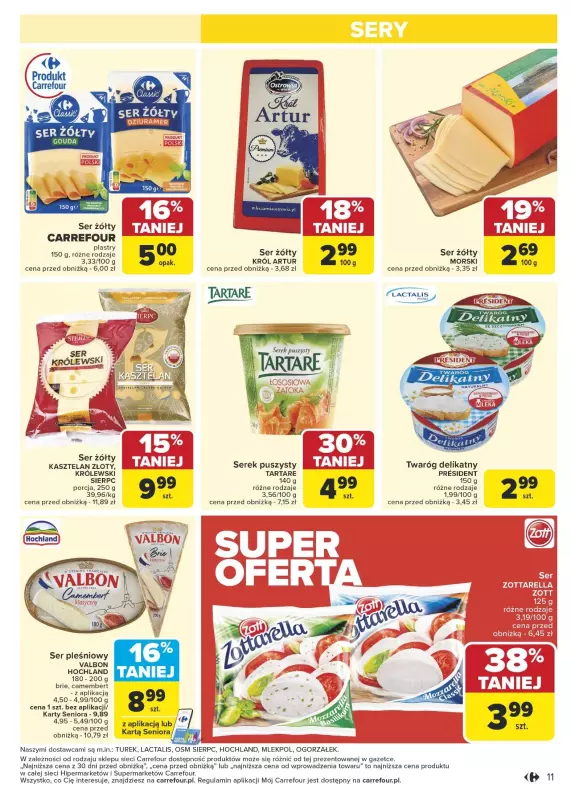 Carrefour Market - gazetka promocyjna Gazetka Carrefour Market od poniedziałku od poniedziałku 20.01 do niedzieli 26.01 - strona 11