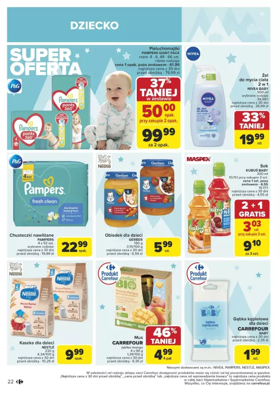 Carrefour Market - gazetka promocyjna Gazetka Carrefour Market od poniedziałku od poniedziałku 20.01 do niedzieli 26.01 - strona 22