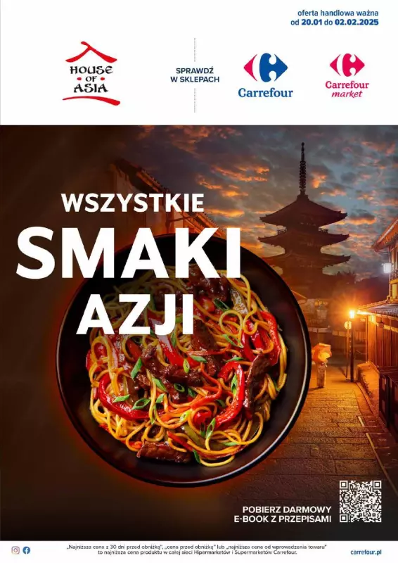 Carrefour Market - gazetka promocyjna Wszystkie smaki Azji od poniedziałku 20.01 do niedzieli 02.02