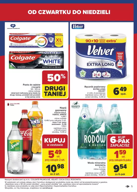 Carrefour Market - gazetka promocyjna Gazetka Łap okazje od czwartku! od czwartku 23.01 do niedzieli 26.01 - strona 5