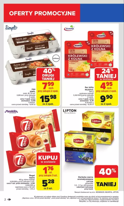 Carrefour Market - gazetka promocyjna Gazetka Carrefour Market od poniedziałku od poniedziałku 27.01 do soboty 01.02 - strona 2