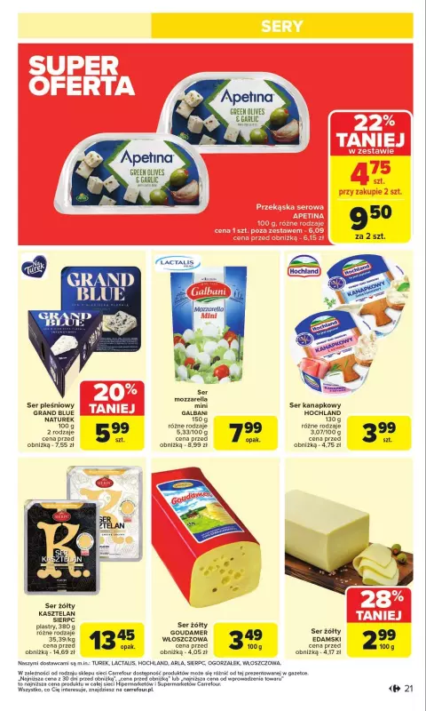 Carrefour Market - gazetka promocyjna Gazetka Carrefour Market od poniedziałku od poniedziałku 27.01 do soboty 01.02 - strona 21