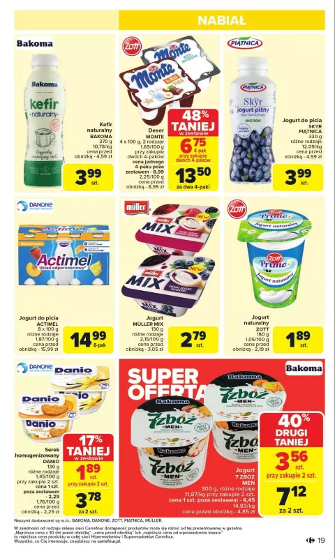 Carrefour Market - gazetka promocyjna Gazetka Carrefour Market od poniedziałku od poniedziałku 27.01 do soboty 01.02 - strona 19