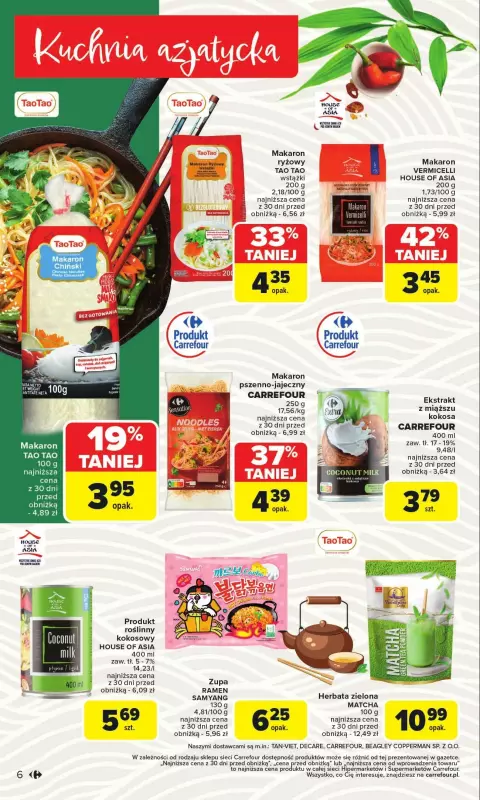 Carrefour Market - gazetka promocyjna Gazetka Carrefour Market od poniedziałku od poniedziałku 27.01 do soboty 01.02 - strona 6