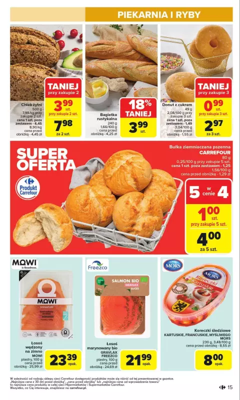 Carrefour Market - gazetka promocyjna Gazetka Carrefour Market od poniedziałku od poniedziałku 27.01 do soboty 01.02 - strona 15