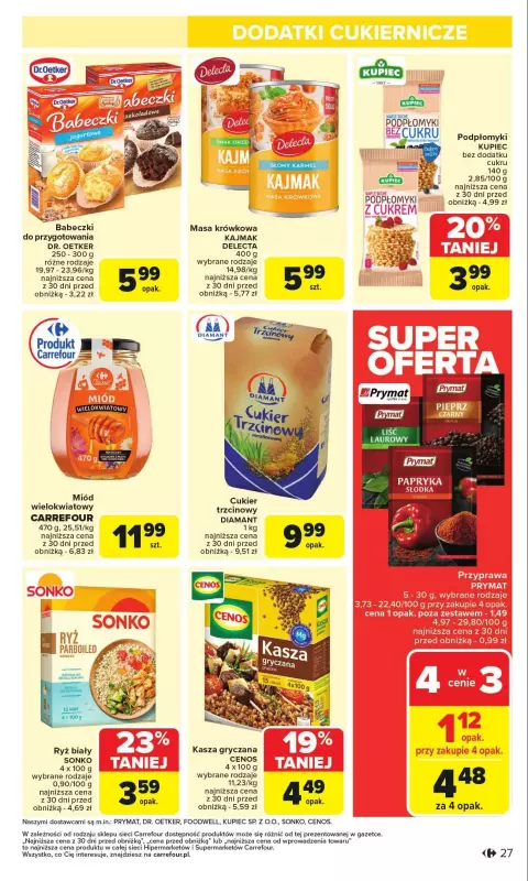 Carrefour Market - gazetka promocyjna Gazetka Carrefour Market od poniedziałku od poniedziałku 27.01 do soboty 01.02 - strona 27