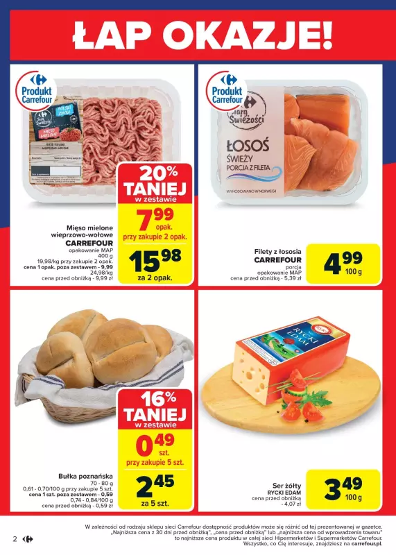 Carrefour Market - gazetka promocyjna Gazetka Łap okazje od czwartku! od czwartku 30.01 do soboty 01.02 - strona 2