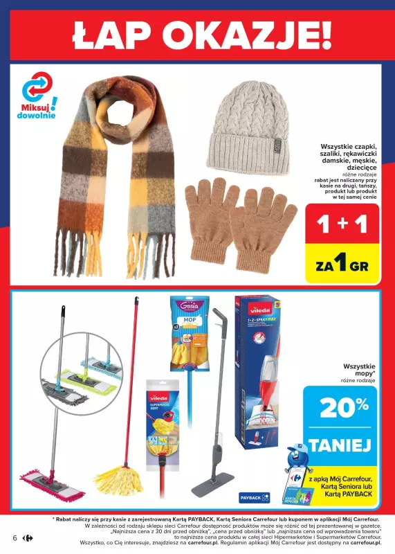 Carrefour Market - gazetka promocyjna Gazetka Łap okazje od czwartku! od czwartku 30.01 do soboty 01.02 - strona 6