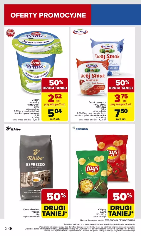 Carrefour Market - gazetka promocyjna Gazetka Carrefour Market od poniedziałku od poniedziałku 03.02 do soboty 08.02 - strona 2