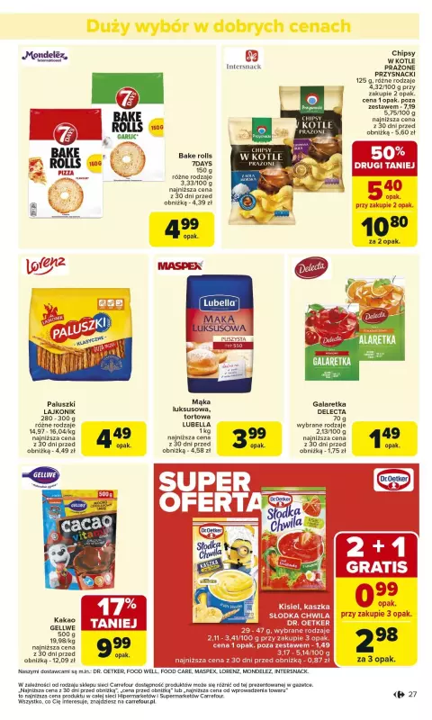 Carrefour Market - gazetka promocyjna Gazetka Carrefour Market od poniedziałku od poniedziałku 03.02 do soboty 08.02 - strona 27