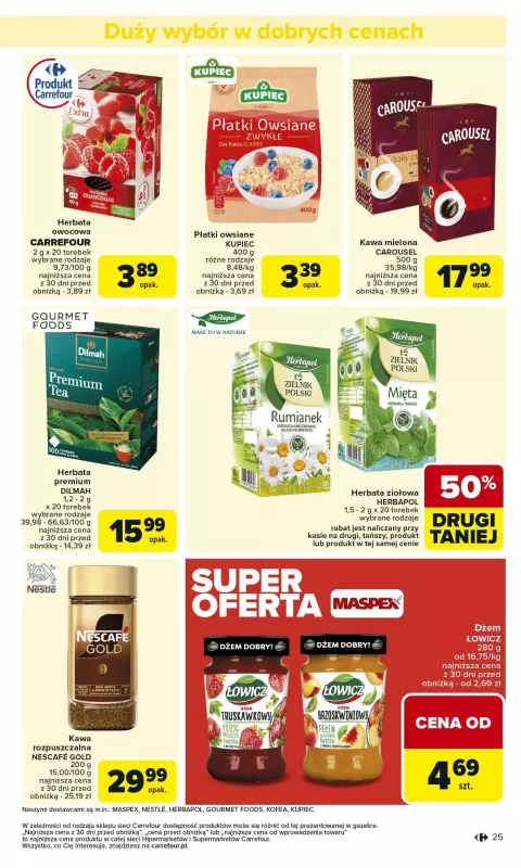 Carrefour Market - gazetka promocyjna Gazetka Carrefour Market od poniedziałku od poniedziałku 03.02 do soboty 08.02 - strona 25