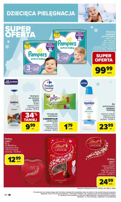 Carrefour Market - gazetka promocyjna Gazetka Carrefour Market od poniedziałku od poniedziałku 03.02 do soboty 08.02 - strona 28