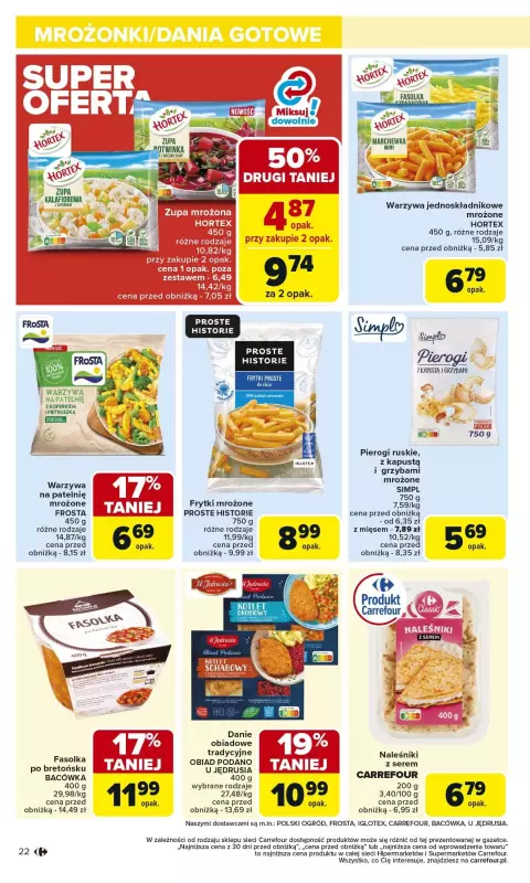 Carrefour Market - gazetka promocyjna Gazetka Carrefour Market od poniedziałku od poniedziałku 03.02 do soboty 08.02 - strona 22