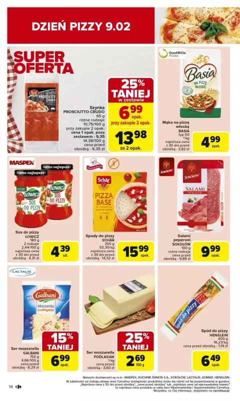 Carrefour Market - gazetka promocyjna Gazetka Carrefour Market od poniedziałku od poniedziałku 03.02 do soboty 08.02 - strona 14