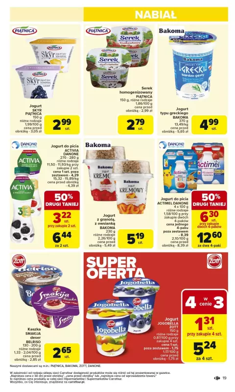 Carrefour Market - gazetka promocyjna Gazetka Carrefour Market od poniedziałku od poniedziałku 03.02 do soboty 08.02 - strona 19