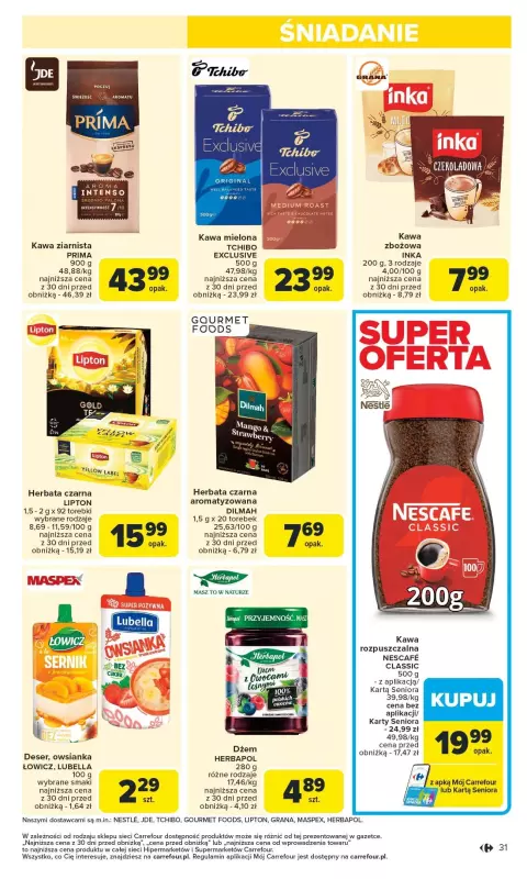 Carrefour Market - gazetka promocyjna Gazetka Carrefour Market od poniedziałku od poniedziałku 10.02 do soboty 15.02 - strona 31