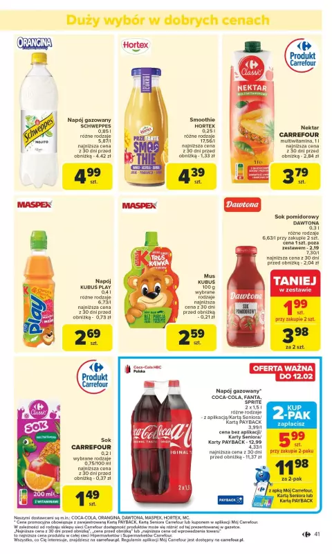 Carrefour Market - gazetka promocyjna Gazetka Carrefour Market od poniedziałku od poniedziałku 10.02 do soboty 15.02 - strona 41