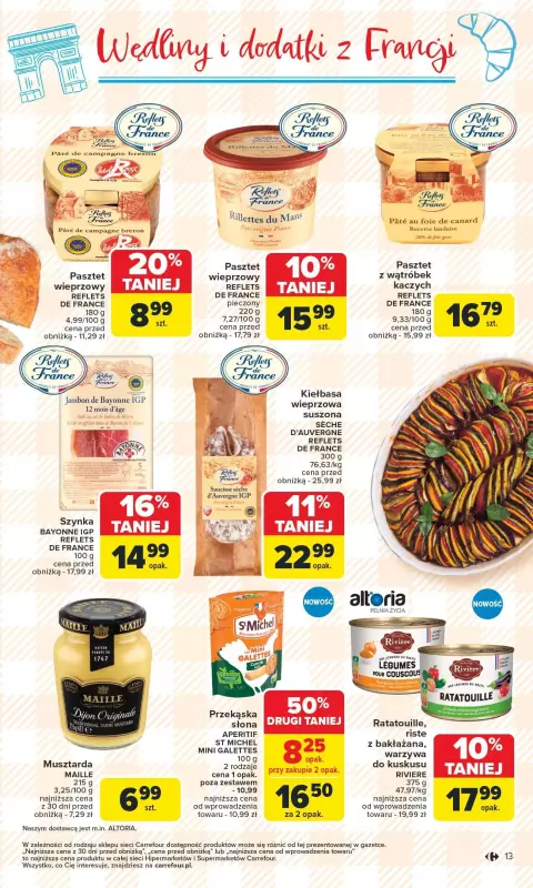 Carrefour Market - gazetka promocyjna Gazetka Carrefour Market od poniedziałku od poniedziałku 10.02 do soboty 15.02 - strona 13