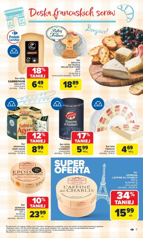 Carrefour Market - gazetka promocyjna Gazetka Carrefour Market od poniedziałku od poniedziałku 10.02 do soboty 15.02 - strona 11