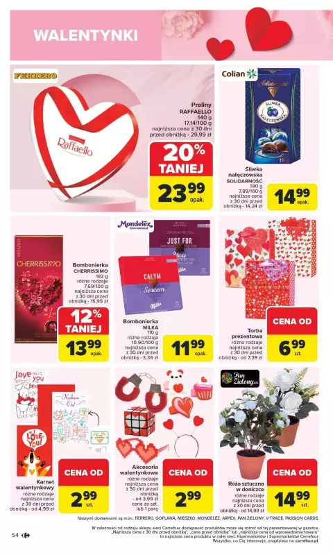 Carrefour Market - gazetka promocyjna Gazetka Carrefour Market od poniedziałku od poniedziałku 10.02 do soboty 15.02 - strona 54