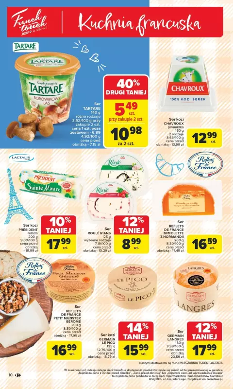 Carrefour Market - gazetka promocyjna Gazetka Carrefour Market od poniedziałku od poniedziałku 10.02 do soboty 15.02 - strona 10