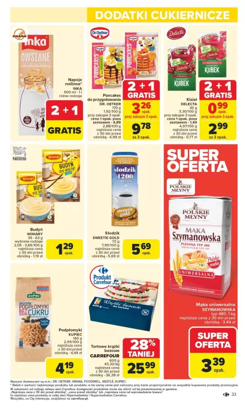 Carrefour Market - gazetka promocyjna Gazetka Carrefour Market od poniedziałku od poniedziałku 10.02 do soboty 15.02 - strona 33