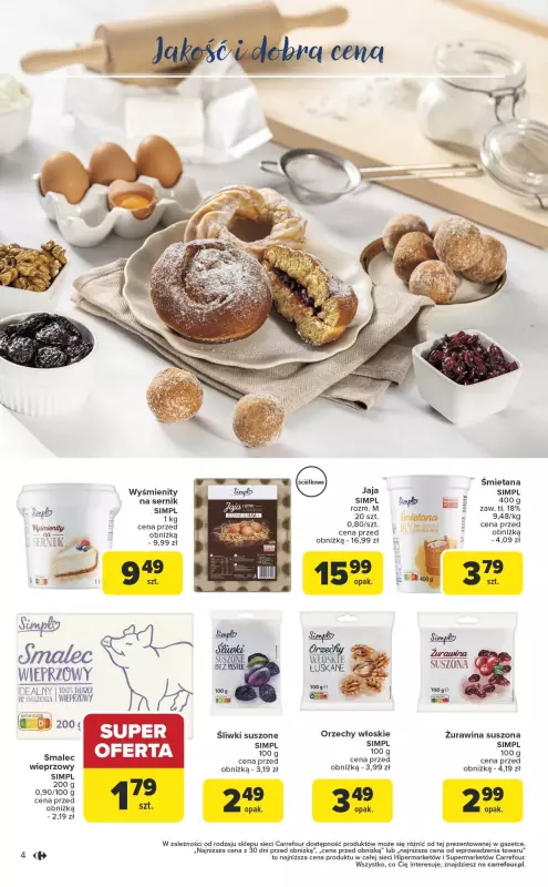 Carrefour Market - gazetka promocyjna Gazetka Stwórz swoje menu z Simpl  do soboty 01.03 - strona 4