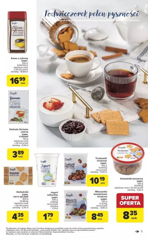 Carrefour Market - gazetka promocyjna Gazetka Stwórz swoje menu z Simpl  do soboty 01.03 - strona 5