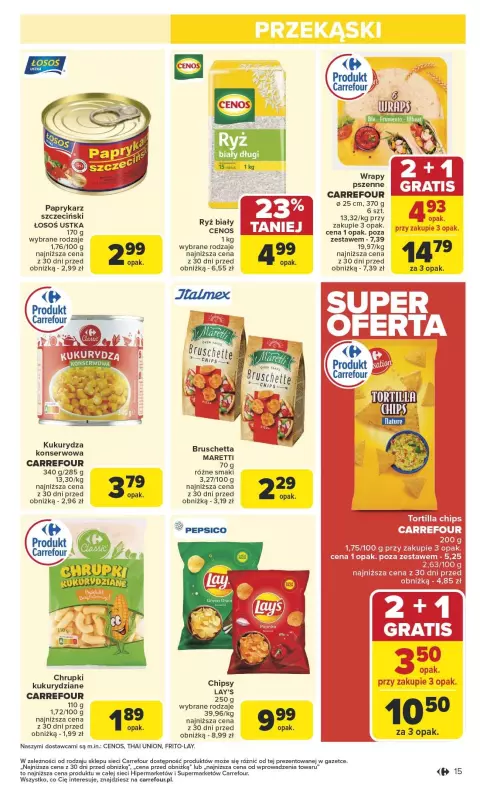 Carrefour Market - gazetka promocyjna Gazetka Carrefour Market od poniedziałku  do soboty 22.02 - strona 15