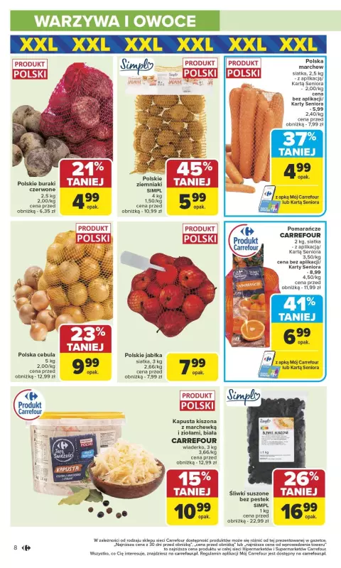 Carrefour Market - gazetka promocyjna Gazetka Carrefour Market od poniedziałku  do soboty 22.02 - strona 8