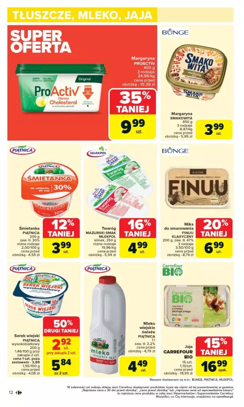 Carrefour Market - gazetka promocyjna Gazetka Carrefour Market od poniedziałku  do soboty 22.02 - strona 12