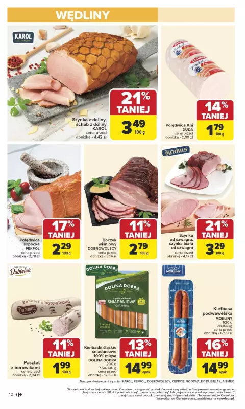 Carrefour Market - gazetka promocyjna Gazetka Carrefour Market od poniedziałku  do soboty 22.02 - strona 10