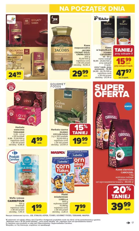 Carrefour Market - gazetka promocyjna Gazetka Carrefour Market od poniedziałku  do soboty 22.02 - strona 17