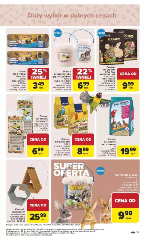 Carrefour Market - gazetka promocyjna Gazetka Carrefour Market od poniedziałku  do soboty 22.02 - strona 31