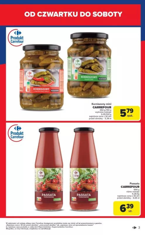 Carrefour Market - gazetka promocyjna Gazetka Łap okazje od czwartku!  do soboty 22.02 - strona 3