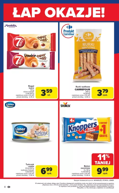 Carrefour Market - gazetka promocyjna Gazetka Łap okazje od czwartku!  do soboty 22.02 - strona 4