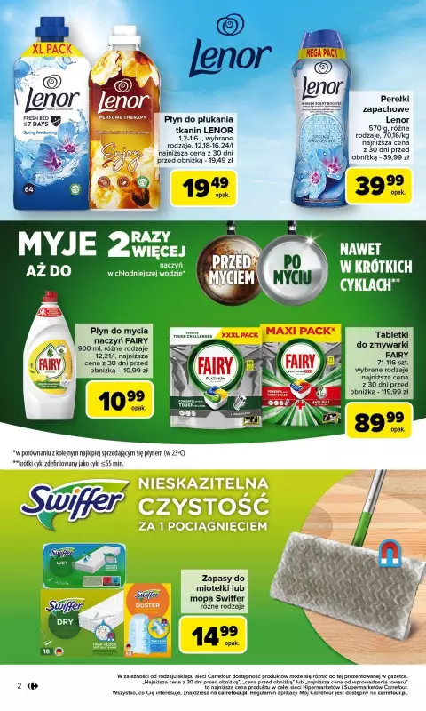 Carrefour Market - gazetka promocyjna Gazetka Perfekcyjna czystość  do poniedziałku 03.03 - strona 2