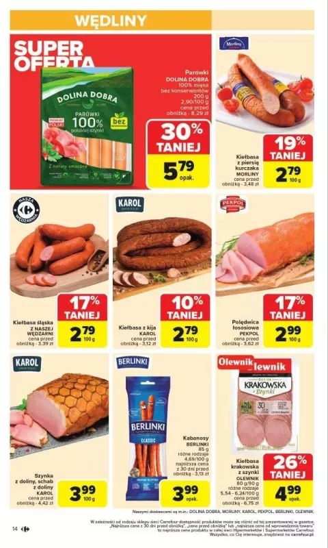 Carrefour Market - gazetka promocyjna Gazetka Carrefour Market od poniedziałku od poniedziałku 24.02 do soboty 01.03 - strona 14