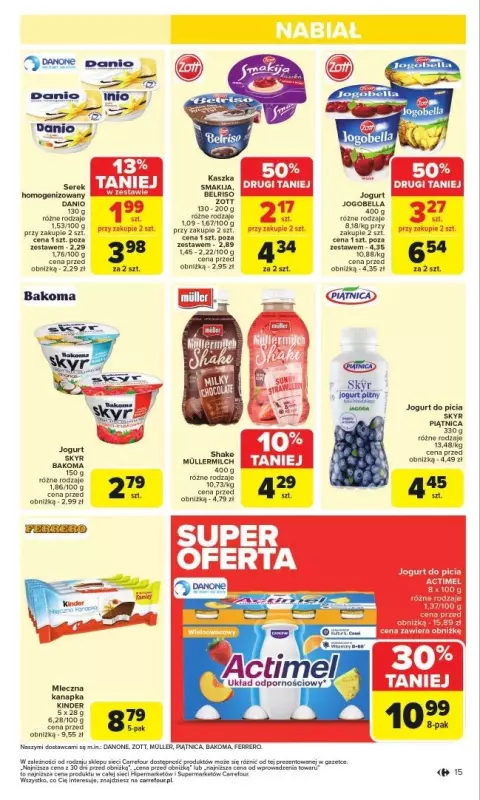 Carrefour Market - gazetka promocyjna Gazetka Carrefour Market od poniedziałku od poniedziałku 24.02 do soboty 01.03 - strona 15