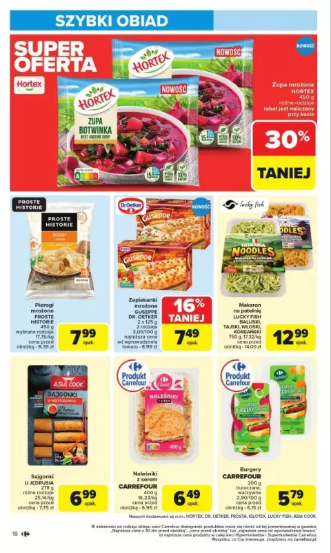 Carrefour Market - gazetka promocyjna Gazetka Carrefour Market od poniedziałku od poniedziałku 24.02 do soboty 01.03 - strona 18